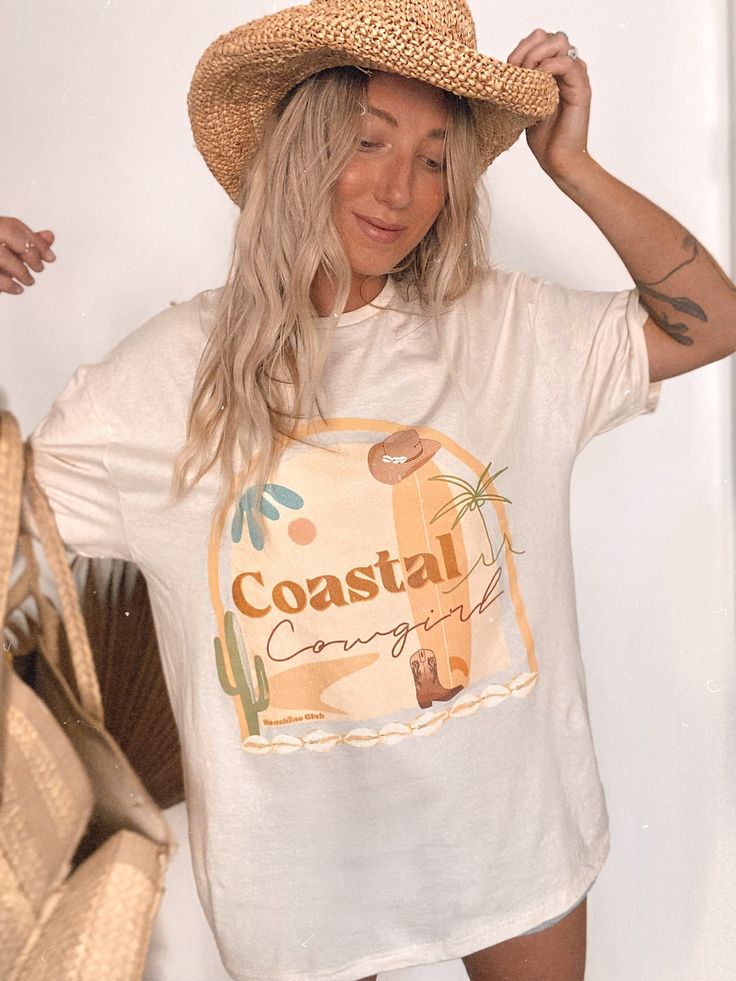 Store Moodboard, Coastal Cowgirl Decor, Outfits To Recreate, Cowgirl Tshirt, Cowgirl Design, Cowgirl Vibes, Cowgirl Decor, Surfer Girls, Country Music Festival