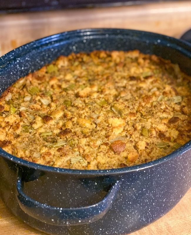 a casserole dish is sitting on the counter ready to be eaten and served