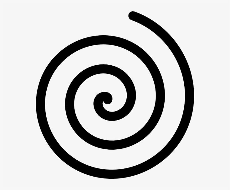 a black and white photo of a spiral