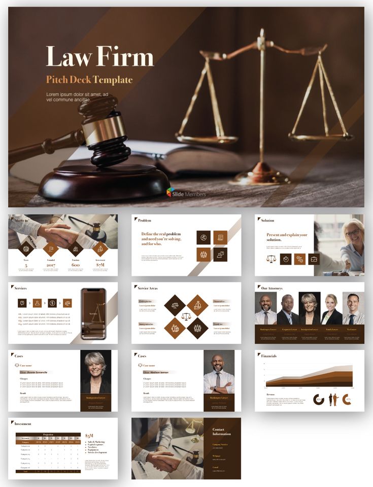 law firm powerpoint presentation template