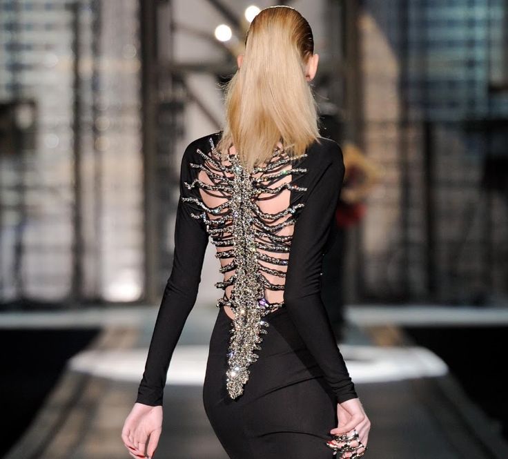 DSquared2 Skeleton Dress Skeleton Dress, Dressed To Kill, Exclusive Fashion, Gothic Fashion, All About Fashion, Passion For Fashion, Beautiful Outfits, Fashion News, Style Me