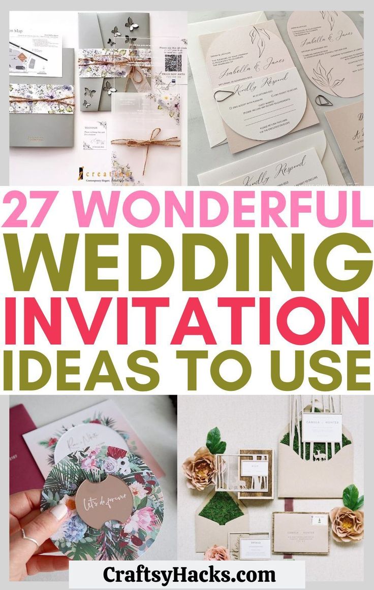 the words 27 wonderful wedding invitation ideas to use