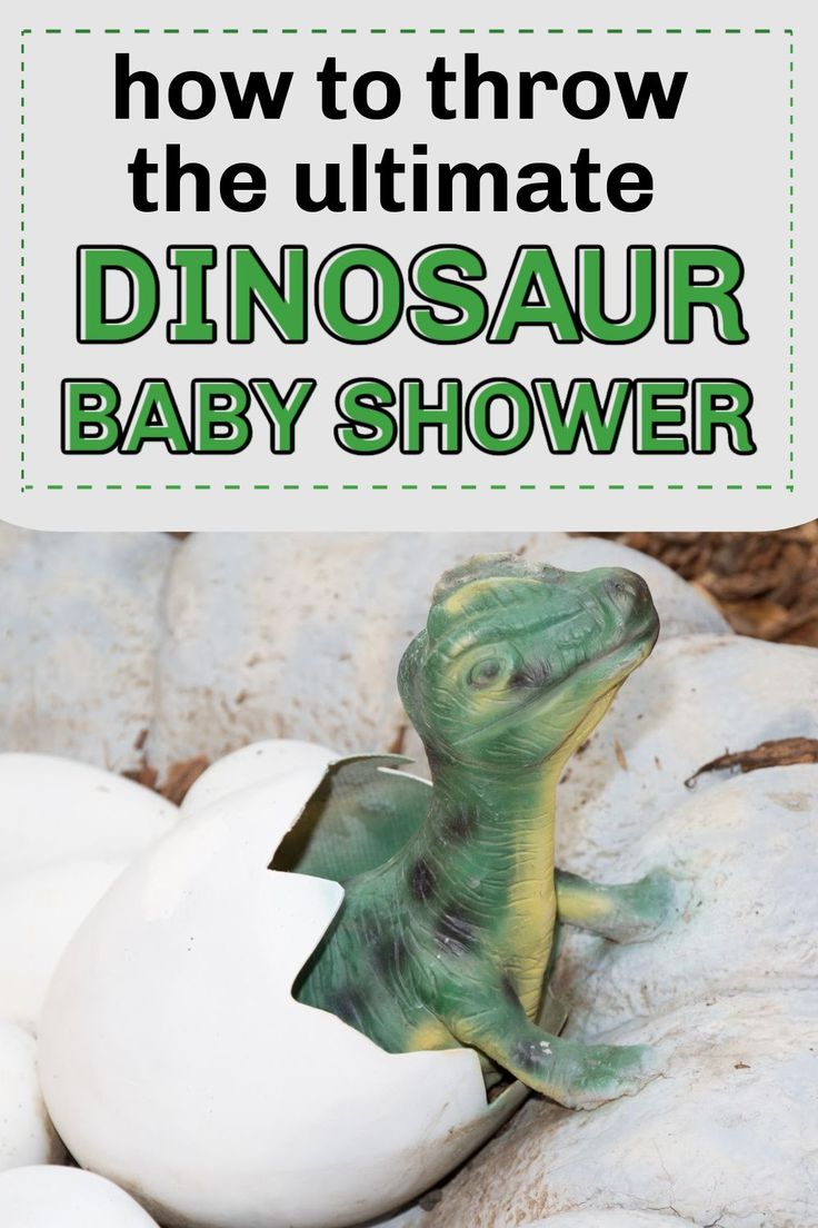 how to throw the ultimate dinosaur baby shower with this easy and fun diy project