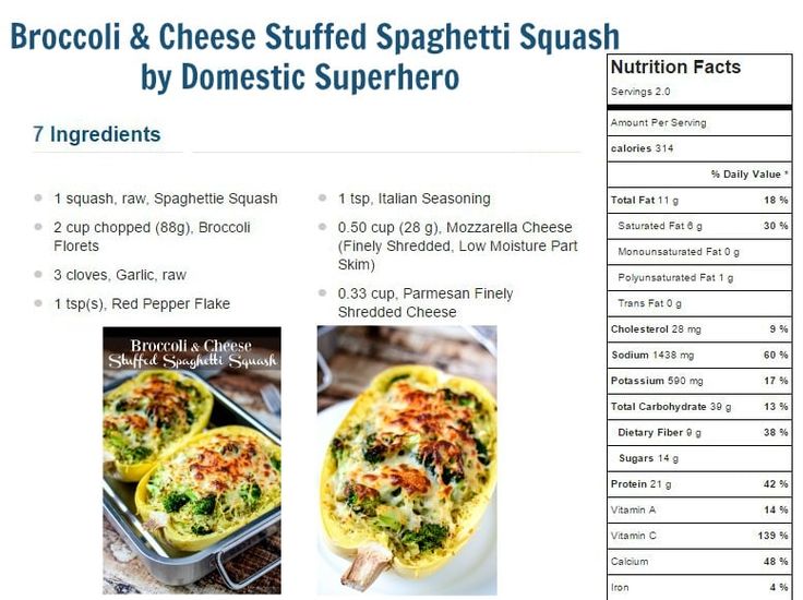 broccoli and cheese stuffed spaghetti squash recipe