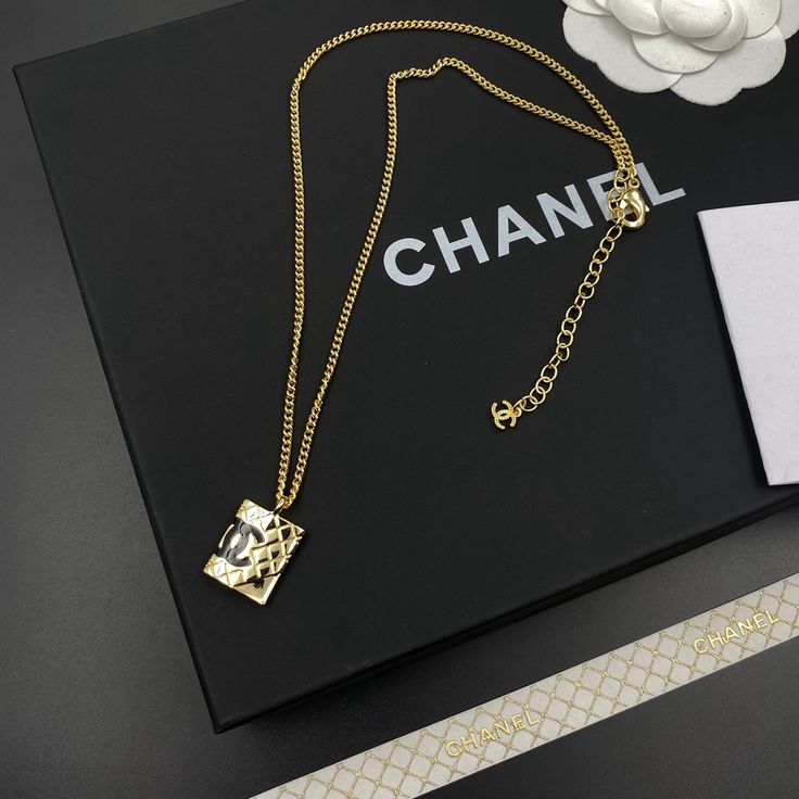 SHOP MORE LUXURY PRODUCTS HERE Description Chanel Necklace Chanel signGold color hardware This product is the premium quality. This product will come with box. Collar Chanel, Chanel Sign, Necklace Chanel, Gucci Gg Belt, Gg Belt, Louis Vuitton Shirt, Chanel Shirt, Chanel Necklace, Gucci Jewelry