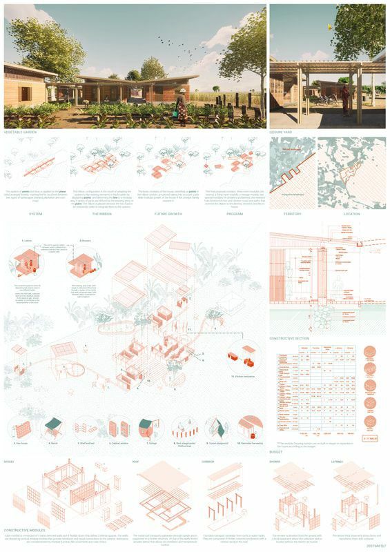 several different architectural diagrams showing the various areas in which people can use them to build their own home