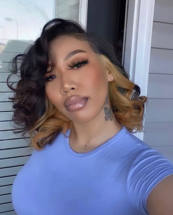 Pressed Natural Hair, Silk Press Natural Hair, Girl Hair Colors, Twisted Hair, My Gf, Dyed Natural Hair, Pretty Hair Color, Natural Hair Styles Easy, Dye My Hair