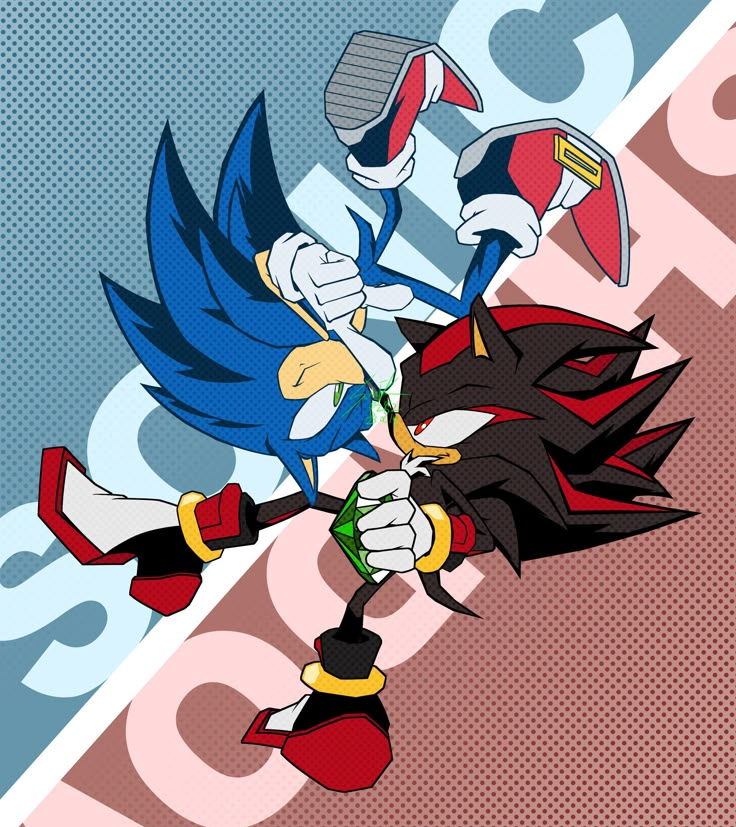 sonic the hedgehog and shadow the hedgehog from sonic the hedgehog cartoon wallpaper