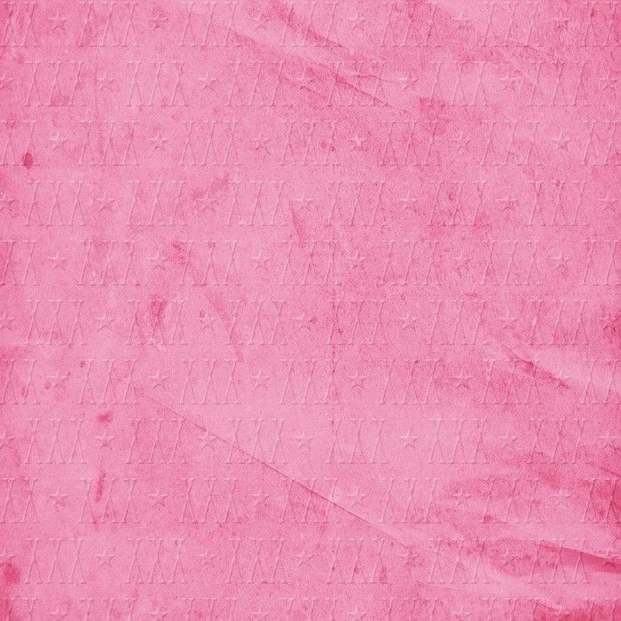 a pink paper textured with some type of writing on it's edges and bottom corner