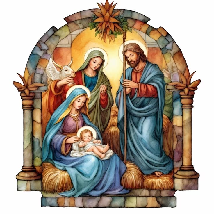 Premium AI Image | A painting of a nativity scene with a baby jesus and three angels generative ai Nativity Scene Pictures Free Printable, Nativity Scene Painting, Angels For Christmas, Nativity Scene Pictures, Scene Pictures, Roman Catholic Art, Nativity Painting, Jesus Son, Three Angels