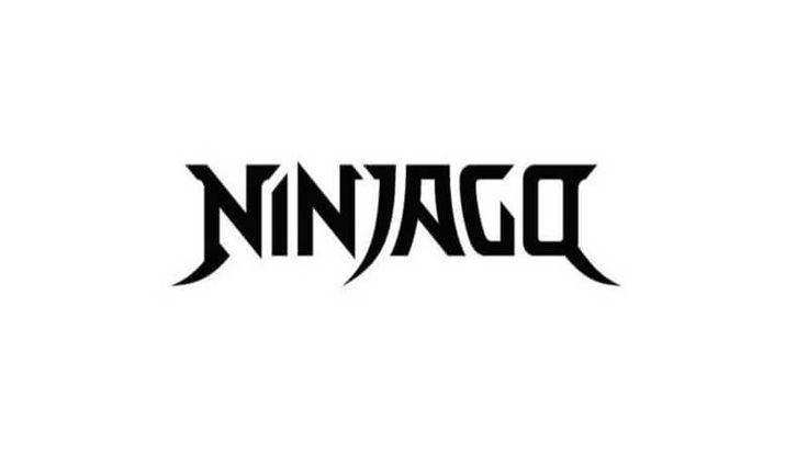 the word ninja written in black on a white background