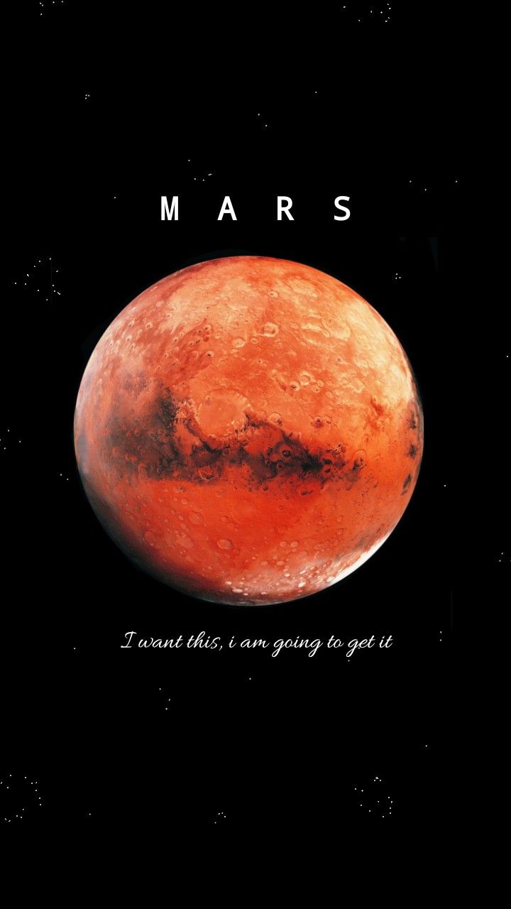 an image of mars with the caption i cannot't miss you going to get it