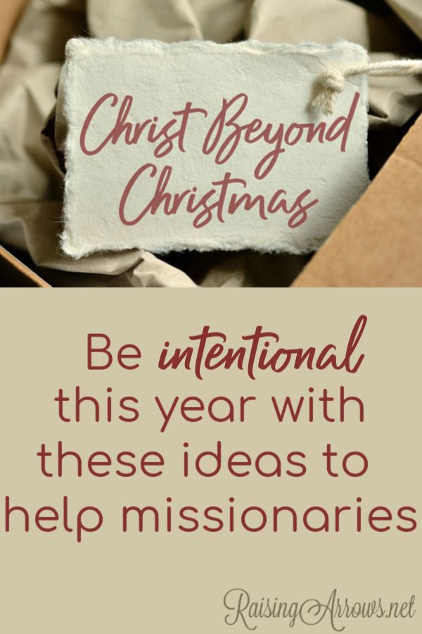 a sign that reads, christ beyond christmas be international this year with these ideas to help missionaries