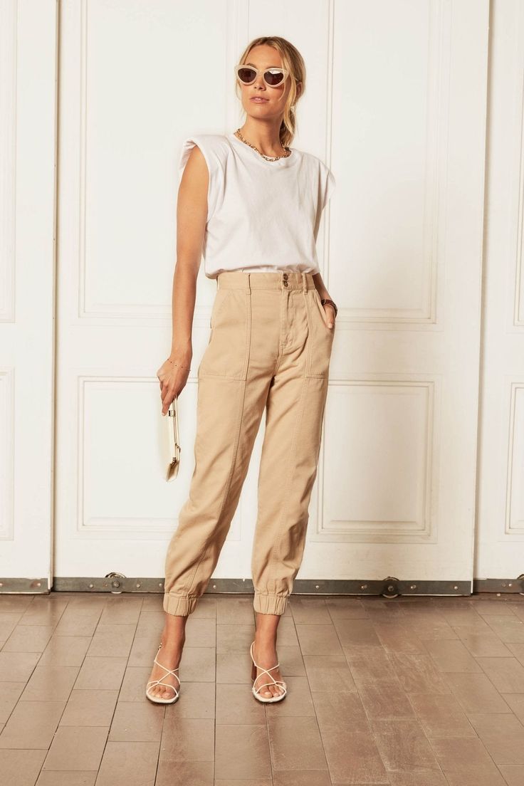 The Nico Jogger - Madison's Niche Chino Pants Women, Denim Jogger Pants, Khaki Joggers, Denim Joggers, Online Fashion Boutique, Twill Pants, Tapered Pants, Best Jeans, Designer Jeans