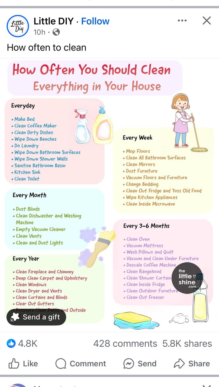 the info sheet shows how to clean your house and how to use it for cleaning