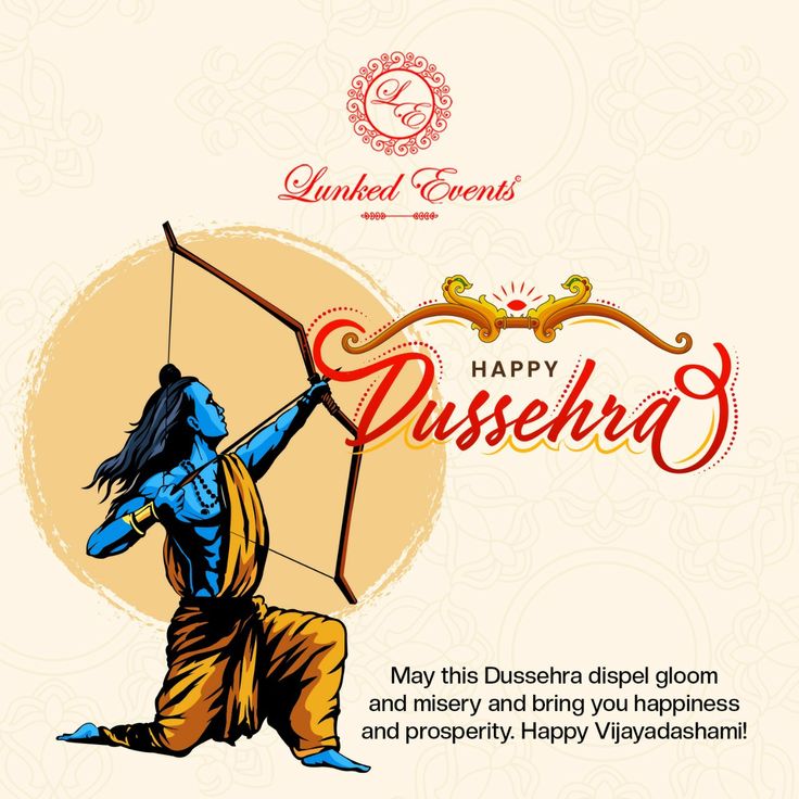 May Lord Ram keep lighting your path of success and may you achieve victory in every phase of life. Happy Dussehra!✨

.
#dussehra #dussehrawishes #dussehrafestival #festivalsofindia #india #festivals #celebrations #celebration #peace #happiness #love #prosperity #lunkedevents Lord Ram, Happy Dussehra, Festivals Of India, Peace Happiness, Happy May, Victorious, Ram, Bring It On, India