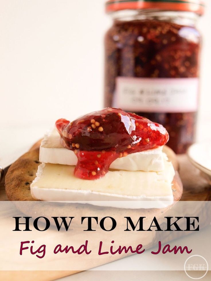 how to make fig and line jam