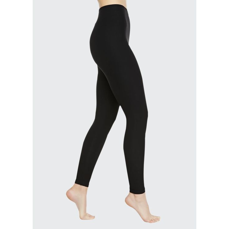 Commando ribbed microfiber control leggings. High-rise, no-yoke style waist slims stomach. Tapered legs. Skinny fit; lifts and smoothes. Straight hems. Nylon/spandex. Made in USA of Italian materials. High Waist Smoothing Tights, Tight Seamless Solid Color Leggings, Compression Full-length Elastane Leggings, Stretch Solid Shapewear Pants, Stretch Shapewear Pants In Solid Color, Stretch Solid Color Shapewear Pants, Sleek Compression Elastane Bottoms, Seamless Tight Full-length Leggings, Seamless Full-length Tight Leggings