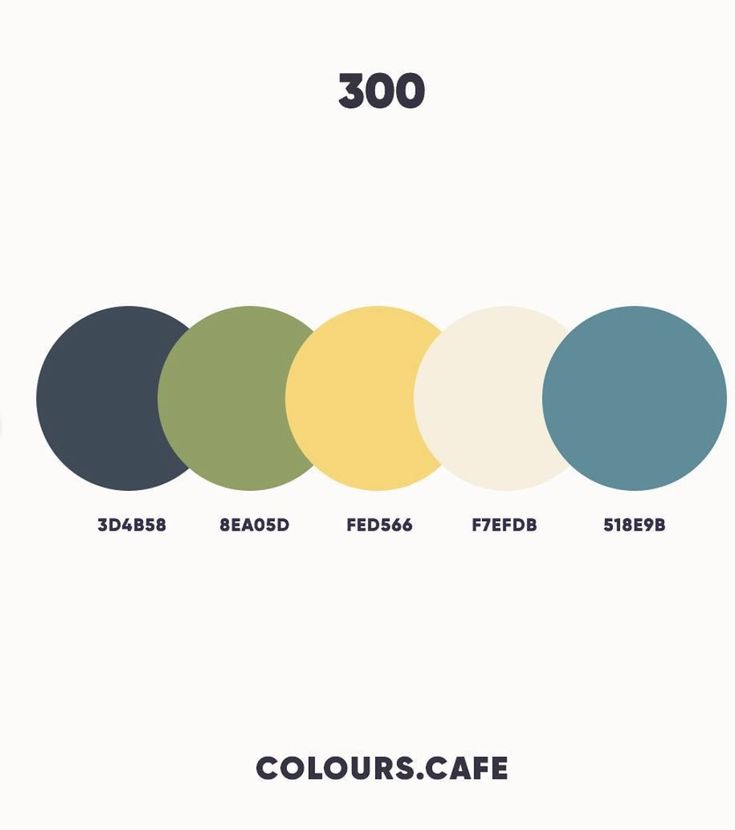 the color scheme for colours cafe