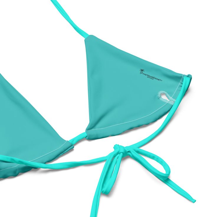 Stay comfortable and beach ready all summer in this FYC String Bikini set. It’s made from soft recycled polyester with double-layering and UPF 50+. Style the straps how you like, and get ready to swim! 🏊‍♀️ 🌟 Features: Soft and stretchy material with UPF 50+ protection. Available in sizes up to 4XL. Bikini top comes with removable padding for comfort. Multiple ways to tie and style the bikini set. 🌊 Disclaimer: To make your All-Over Print Recycled String Bikini last longer, thoroughly rinse i Adjustable Nylon Swimwear For Poolside, Seamless Nylon Swimwear For Water Sports, Uv Protection Triangle Top Swimwear For Sunbathing, Green Swimwear With Uv Protection For Water Sports, Uv Protection Swimwear With Triangle Top For Swimming, Summer Fitted Swimwear With Moisture-wicking, Adjustable Straps Beachwear Swimwear, Sporty Swimwear With Uv Protection For Summer, Uv Protection Triangle Top Swimwear For Swimming