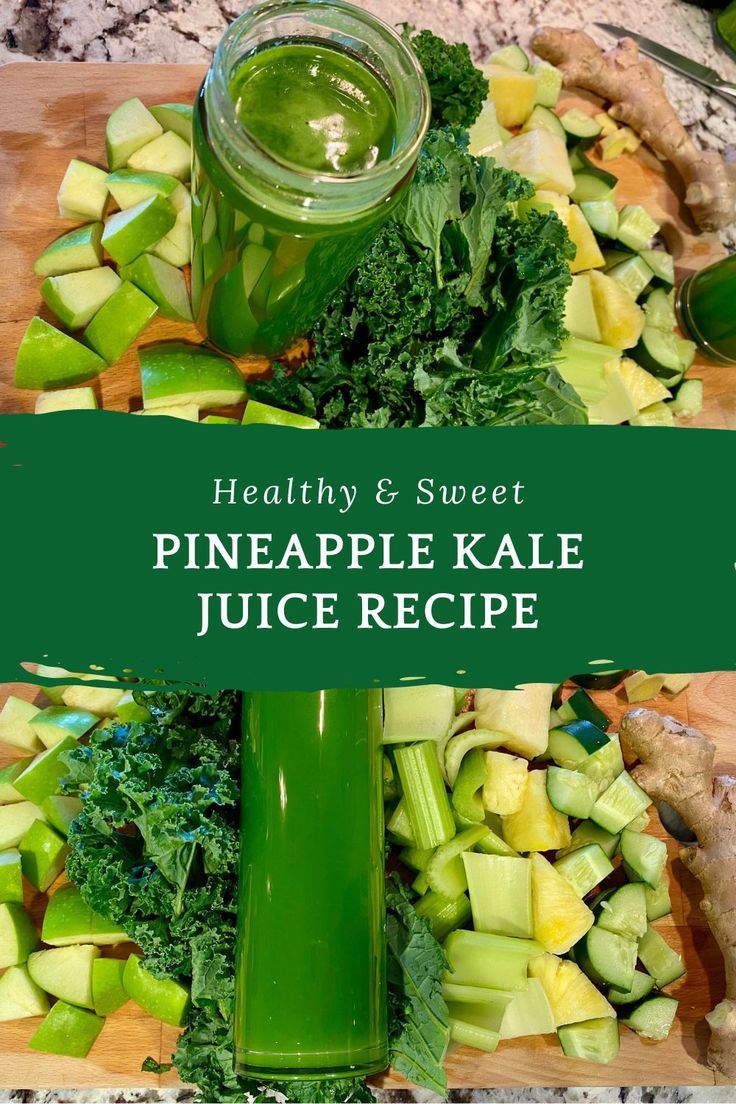 Photo of green juice, fruits and veggies Kale Pineapple Juice, Juice Green Recipes, Reese Witherspoon Green Juice, Simple Green Juice Recipes, Green Juice Recipes For Juicer, Juicing Recipes With Kale, Juicing Recipes With Mint, Celery And Pineapple Juice Benefits, Green Juice For Glowing Skin