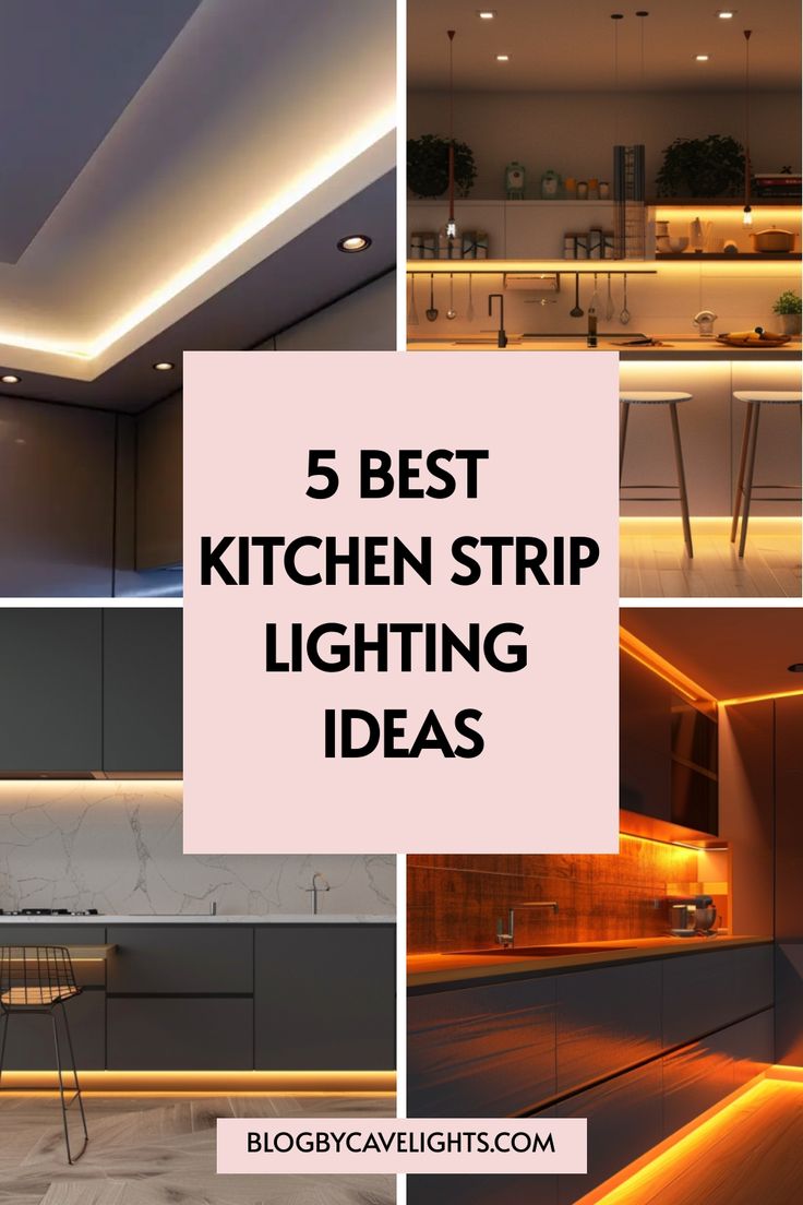 the top 5 best kitchen strip lighting ideas for your home or office in this post, we'll show you how to use it