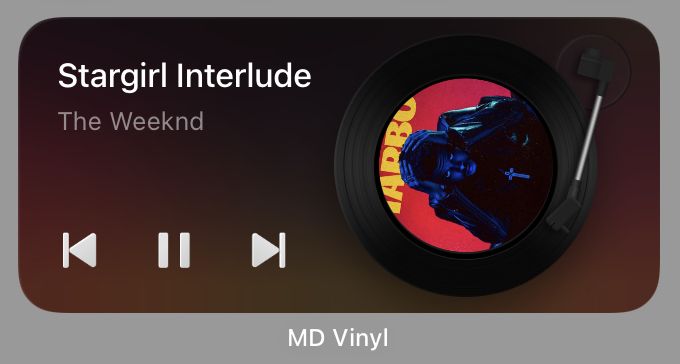 an audio player with the words stargirl intrududee on it's side