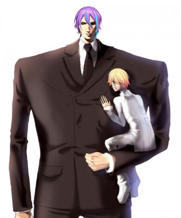 a man in a suit holding a small child