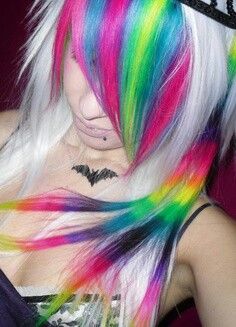 . Ty Dye, Undercut Designs, Awesome Hairstyles, Best Hair Dye, Emo Scene Hair, Unique Pictures, Multi Colored Hair, Hairstyle Inspiration, Emo Hair