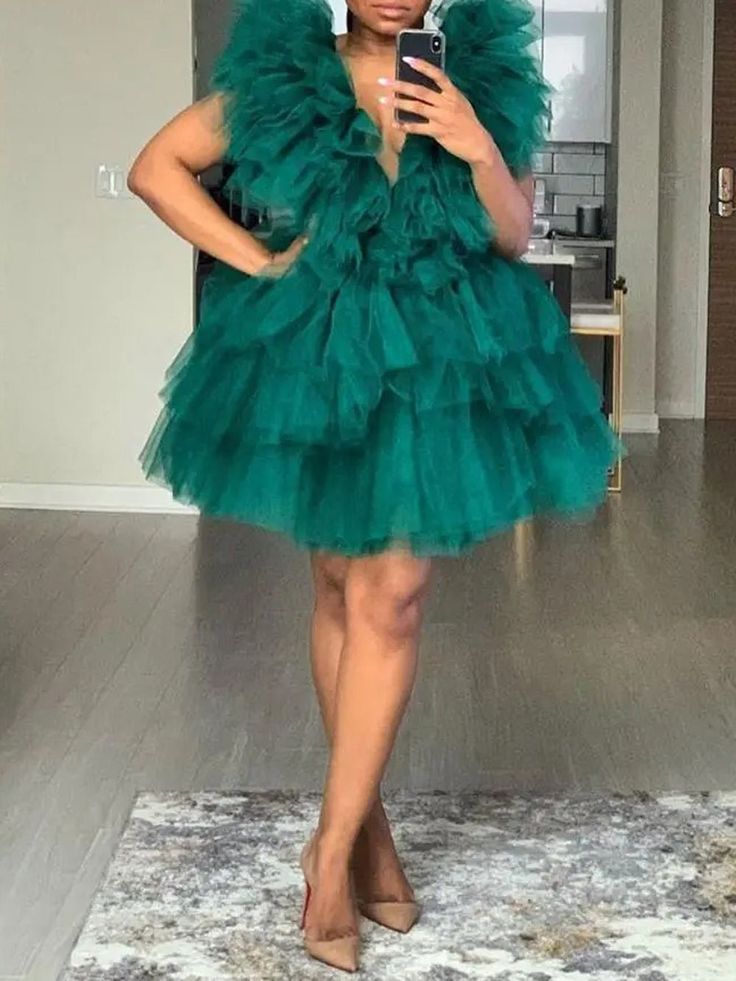 Lavina Tiered Tulle Ruffle Tutu Mini Dress - Glory Connection Tutu Dress For Women Classy, Tutu Dress For Women, Sneakerball Outfits Women, Dresses For Women Classy, Test Score, Masquerade Outfit, Green Tutu, Birthday Women, Birthday Photoshoot Ideas