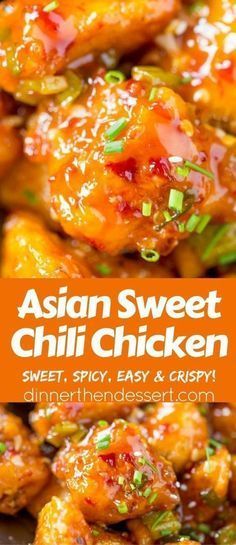 Asian Sweet Chili Chicken, Sweet Chili Chicken, Homemade Chinese Food, Sweet And Sour Chicken, Chili Chicken, Mapo Tofu, Chinese Cooking Recipes, Chicken Chili Recipe, Easy Chinese Recipes