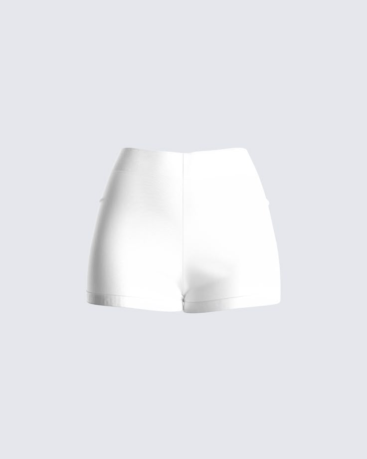 Cream Biker Shorts, White Mini Shorts, Shorts Png, White Spandex Shorts, White Short Shorts, White Biker Shorts, Basic Clothing, Legging Shorts, White Spandex