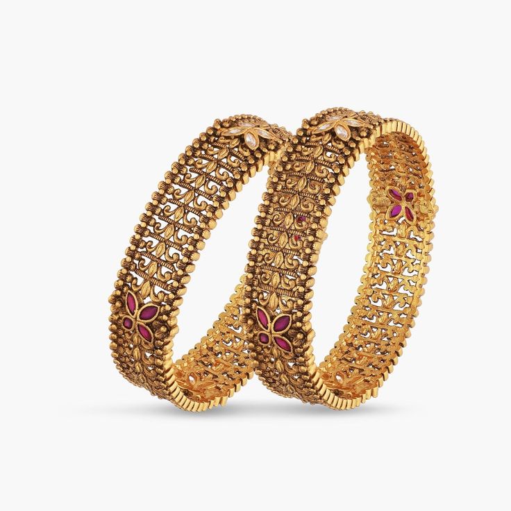 Long Neckless, Necklace Set Indian Bridal Jewelry, Traditional Bangles, 22k Gold Bangles, Antique Bangles, Gold Bangles Indian, Custom Bangle, Bangle Design, Gold Bangles For Women