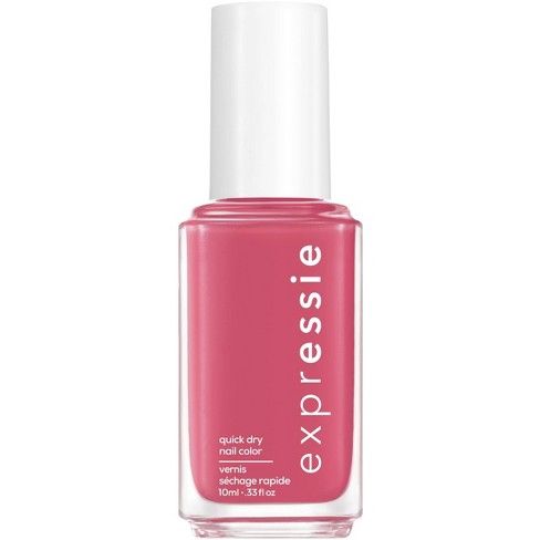 Essie Expressie Vegan Quick-dry Nail Polish - 0.33 Fl Oz : Target Essie Party Mix And Match, Expressie Nail Polish Colors, Expressie Nail Polish, Pink Essie, Hot Pink Nail Polish, Fast Drying Nail Polish, Quick Dry Nail Polish, Dry Nails Quick, Essie Gel Couture