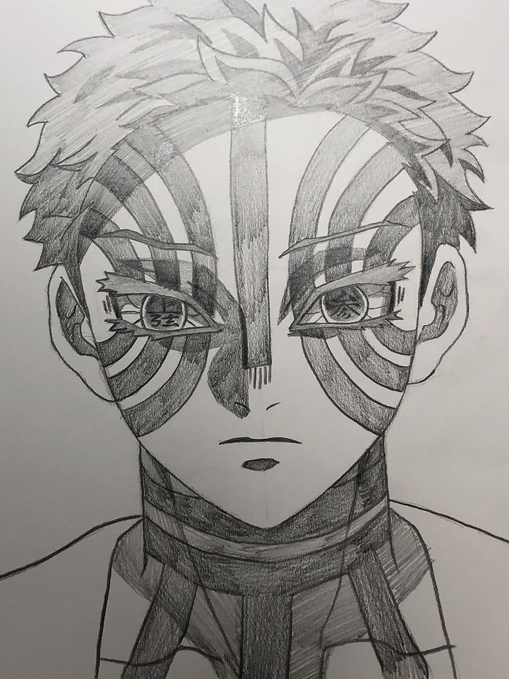 a drawing of an anime character with glasses on his face and hair in the middle