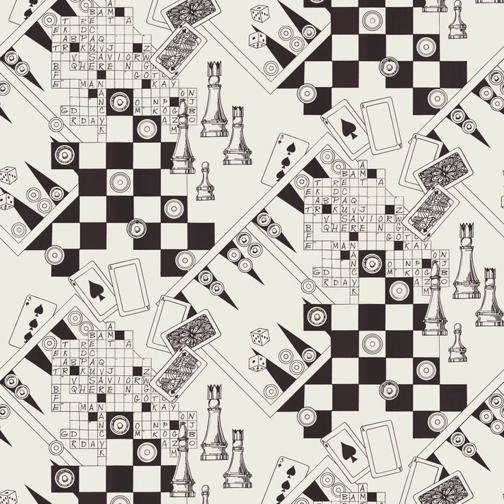 a black and white chess board pattern