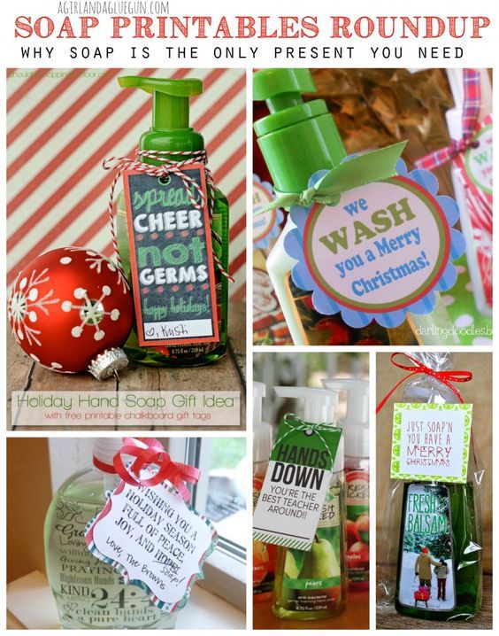 soap printables roundup for christmas and other holiday gifts from the dollar store