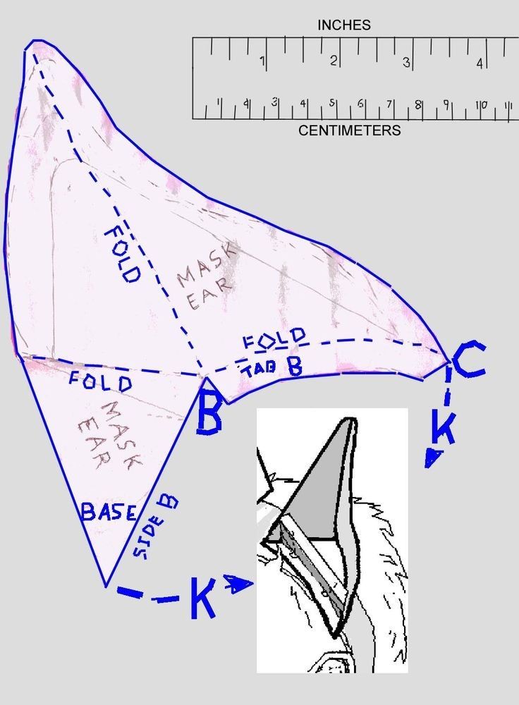 an image of a paper airplane with measurements