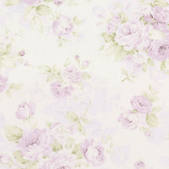 an image of a flowered wallpaper with pink flowers on it's side