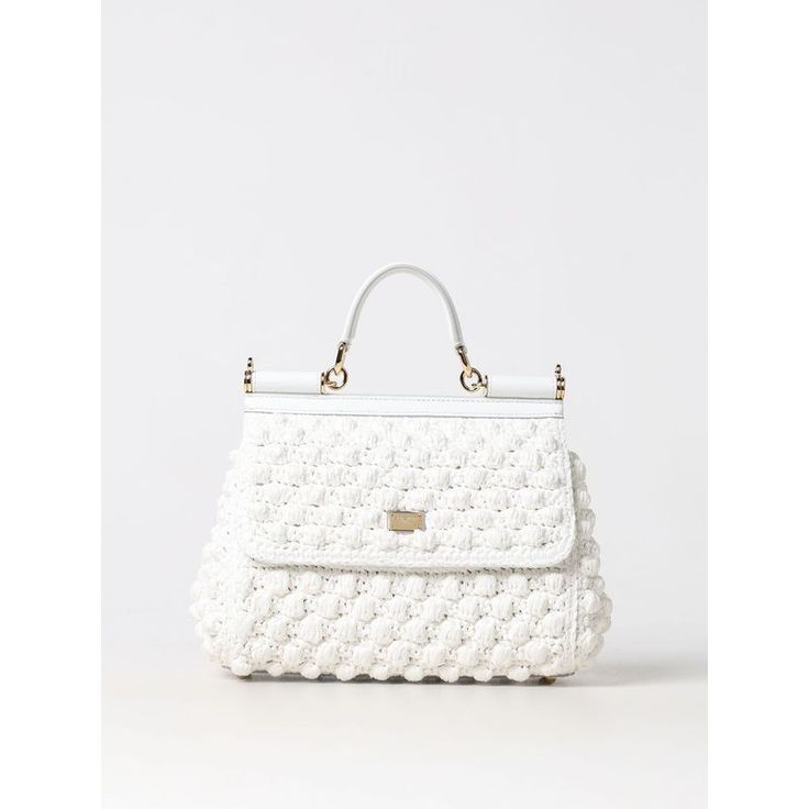 Fall/Winter 2024/2025 Dolce & Gabbana Handbag Woman White Size Type: Int Sku: Gig-Bb6002ay208 ~ 89642 Welcome To The Official Luosophy Poshmark Closet! Luosophy Is A Luxury Brand Reselling Company Founded In San Diego, Ca From 2016. All Our Products Are Imported From Italy And Sold In The Usa. We Do Our Best To Provide High Fashion, Luxury Items At Affordable Prices. We Guarantee All Our Products Are 100% Authentic. Shop With Us And You Will Forget About Shopping At Department Or Brand Name Stor Luxury Crochet Shopping Bag With Handles, Luxury Crochet Top Handle Bag For Shopping, White Crochet Travel Bag With Top Handle, White Top Handle Satchel With Braided Handles, Luxury Crochet Shoulder Bag For Shopping, Luxury Beige Crochet Bag With Top Handle, Designer White Bag With Rolled Handles, Designer White Bags With Rolled Handles, White Top Handle Crochet Bag For Shopping