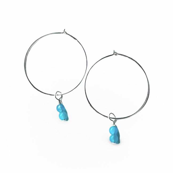 Our Da Hoop 1" Sterling Silver earrings are handmade and are one of our all-time most popular sellers. These sterling hoops go with everything for that everyday style you can't live without! Add a touch of class to any outfit with these sparklers. Available in an assortment of gemstone, glass and metal beads. Made in Hawaii. 1" HoopSterling Silver ***SALE ON THIS ITEM IS FINAL - NO RETURNS ACCEPTED FOR THIS ITEM**** Adjustable Stackable Hoop Earrings, Small Turquoise Hoop Earrings For Everyday, Everyday Turquoise Hoop Earrings, Aqua Stone, White Freshwater Pearl, Pink Stone, Small Accessories, Metal Beads, Small Bags