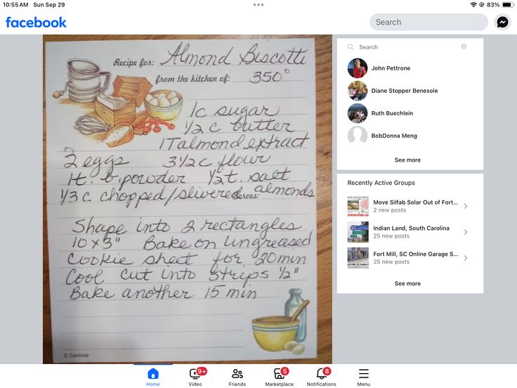 a handwritten note is posted on the facebook page