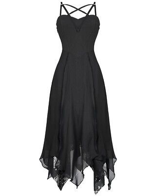 Pentagram Dress, Gothic Plus Size, Samara Dress, Gothic Prom Dress, Head Turning Dress, Gothic Lace, Garment Fabric, Punk Rave, Irregular Hem