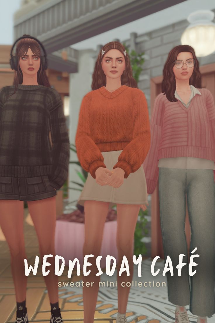 sets the sims 4 ts4 free download cc custom content sweater mini collection nooboo sims patreon curseforge Growing Together Cc Sims 4, Sweater Dress Sims 4 Cc, Sims 4 Cc Cosy Clothes, Sims 4 Cc Grandpa Sweater, Sims 4 Cozy Cc Maxis Match, Sims 4 Comfy Clothes, Sims 4 Cozy Clothes, Sims 4 Rory Gilmore Cc, Sims 4 Jumper Cc