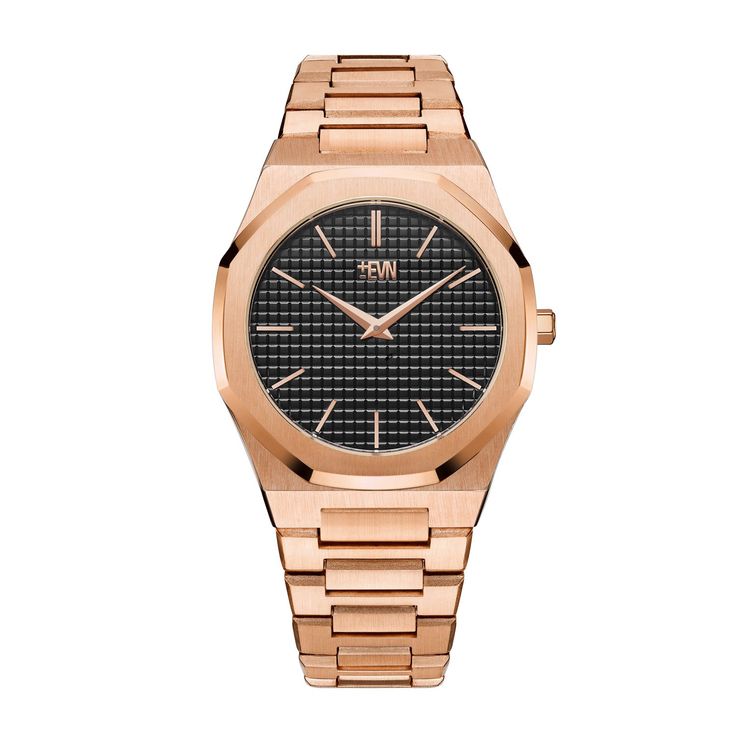 Inspired by the world-influencing fashion of New York City, EVN's Manhattan watch brings a classic, minimalist approach to Manhattan's iconic street grid. The Manhattan Stainless Rose Gold - featuring time-tested Miyota movement and stainless-steel construction - is the perfect way to bring a bite of the Big Apple to your outfit. SPECS Case Size 42 MM Case Color Rose Gold Case Material 316 Stainless Steel Movement Japanese GL 20 Miyota Quartz Strap Color Rose Gold Strap Material 316 Stainless St Timeless Rose Gold Watch For Professional Use, Timeless Rose Gold Watches For Work, Rose Gold Business Watch, Business Rose Gold Watches With Metal Dial, Elegant Rose Gold Watch Accessories With Analog Display, Timeless Rose Gold Quartz Watch, Rose Gold Analog Watch For Formal Occasions, Timeless Rose Gold Analog Watch, Modern Rose Gold Watch Accessories With Subdials