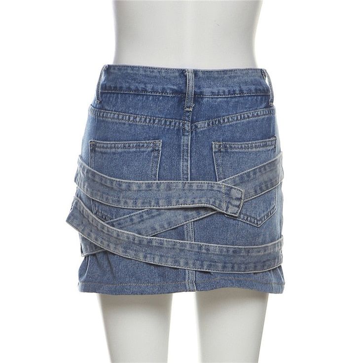 Look stylish and feel confident in the Sammy Denim Mini Skirt. This garment is designed with quality denim fabric that provides comfort and durability. The mini-length skirt flaunts an on-trend silhouette for an alluring look. Elevate your look with the Sammy Denim Mini Skirt. color: Blue Silhouette: Pencil Material: Cotton, Polyester Fabric Type: Denim Elasticity: Non Strech Length: Mid-Calf Belt SIZE Unit: CM):S, M,L S Length:34.5 Waist:62 Hip:82 M Length:35.5 Waist:66 Hip:86 L Length:36.5 Wai Chic Denim Blue Mini Skirt With Pockets, Chic Medium Wash Mini Skirt With Pockets, Chic Fitted Denim Jean Shorts, Chic Dark Wash Denim Mini Skirt, Chic Dark Wash Fitted Jean Shorts, Chic Fitted Dark Wash Jean Shorts, Chic Fitted Dark Wash Mini Skirt, Chic Denim Mini Length Bottoms, Trendy Fitted Denim Blue Denim Skirt