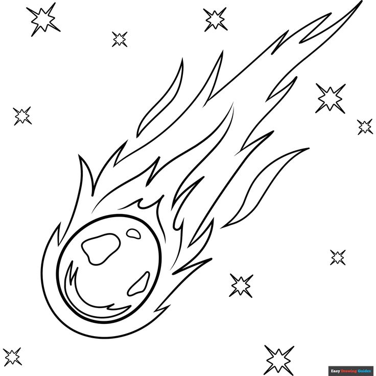 Free Comet Coloring Page for Kids Comet Drawing, Planets Coloring Pages, Planets Coloring, Space Coloring Sheet, Moon For Kids, Solar System Coloring Pages, Planet Coloring Pages, Moon Coloring Pages, Space Coloring Pages