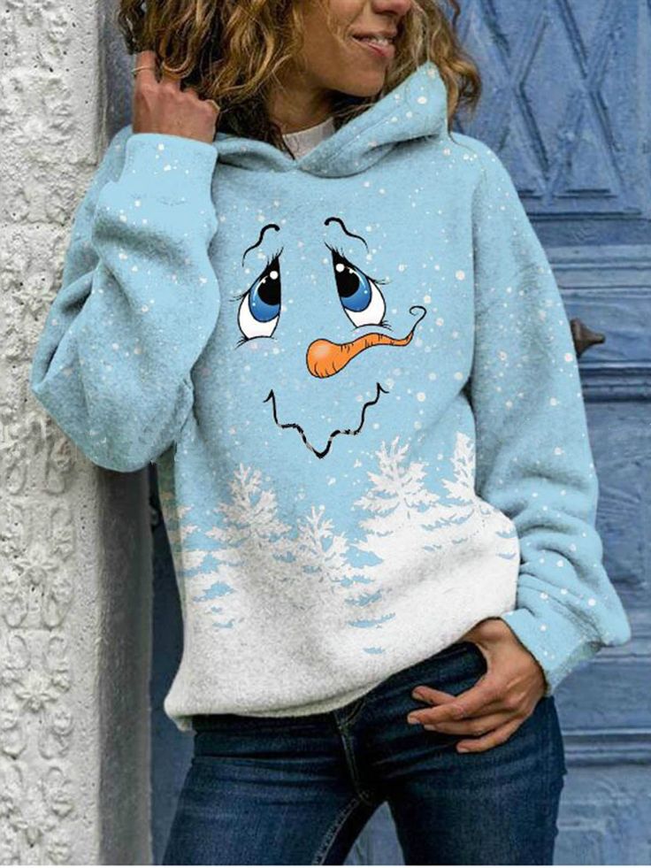 Buy More! Save More! Winter Cartoon Print Long Sleeve Outerwear, Winter Hooded Outerwear With Cartoon Print, Hooded Winter Outerwear With Cartoon Print, Cartoon Print Hooded Fleece Tops, Casual Cartoon Print Winter Outerwear, Hooded Fleece Tops With Cartoon Print, Winter Cartoon Print Long Sleeve Sweater, Hooded Cartoon Print Tops For Winter, Winter Graphic Print Hoodie Sweatshirt