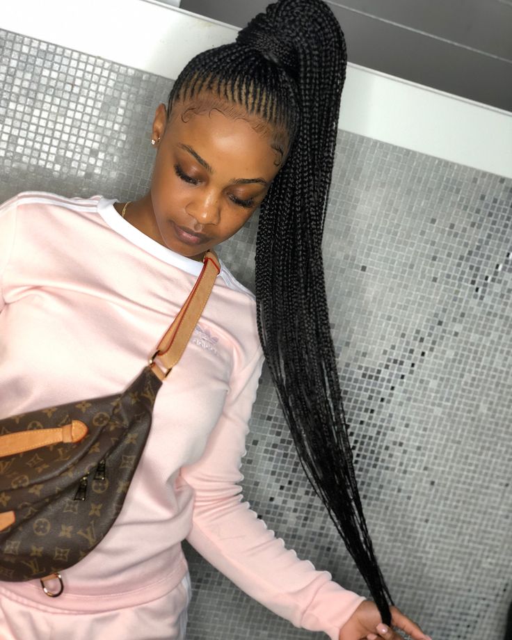 Lemonade Braids Hairstyles, Weave Hairstyles Braided, Lemonade Braids, African Hair Braiding Styles, Braided Ponytail Hairstyles, Cool Braid Hairstyles, Girls Hairstyles Braids, Beautiful Braids, Braids With Weave