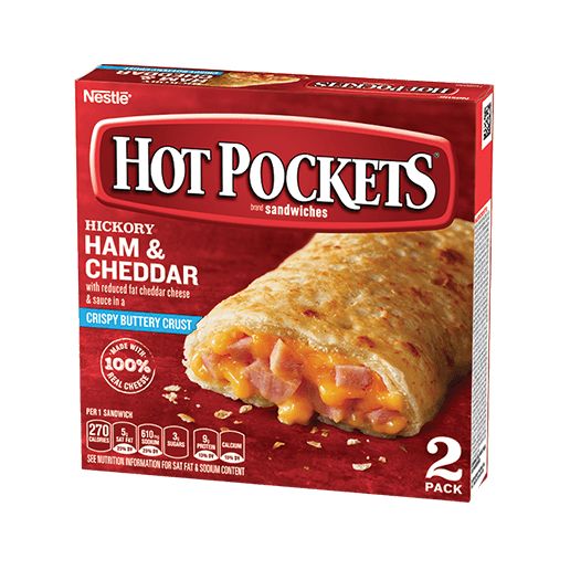 a box of hot pockets meatballs and mozzarella